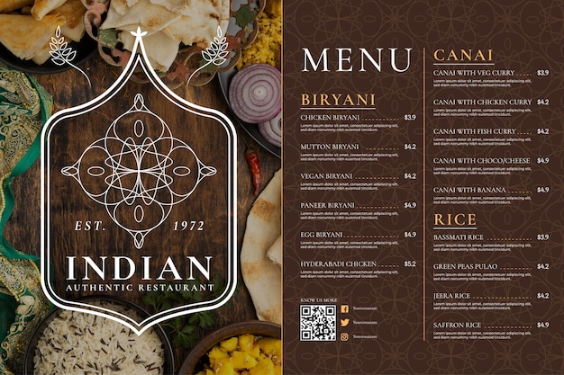 Traditional Menu